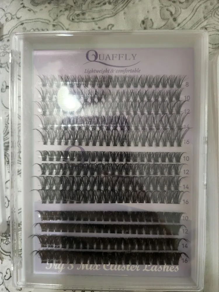 Quaffly Try 5 Mix Cluster Lashes