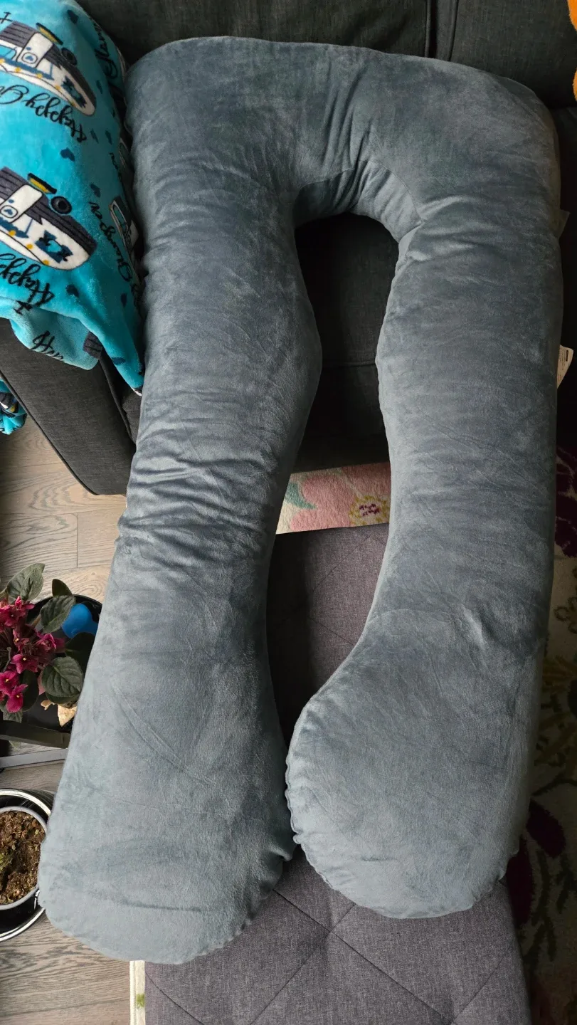 Grey Full Body lounge/pregnancy Pillow