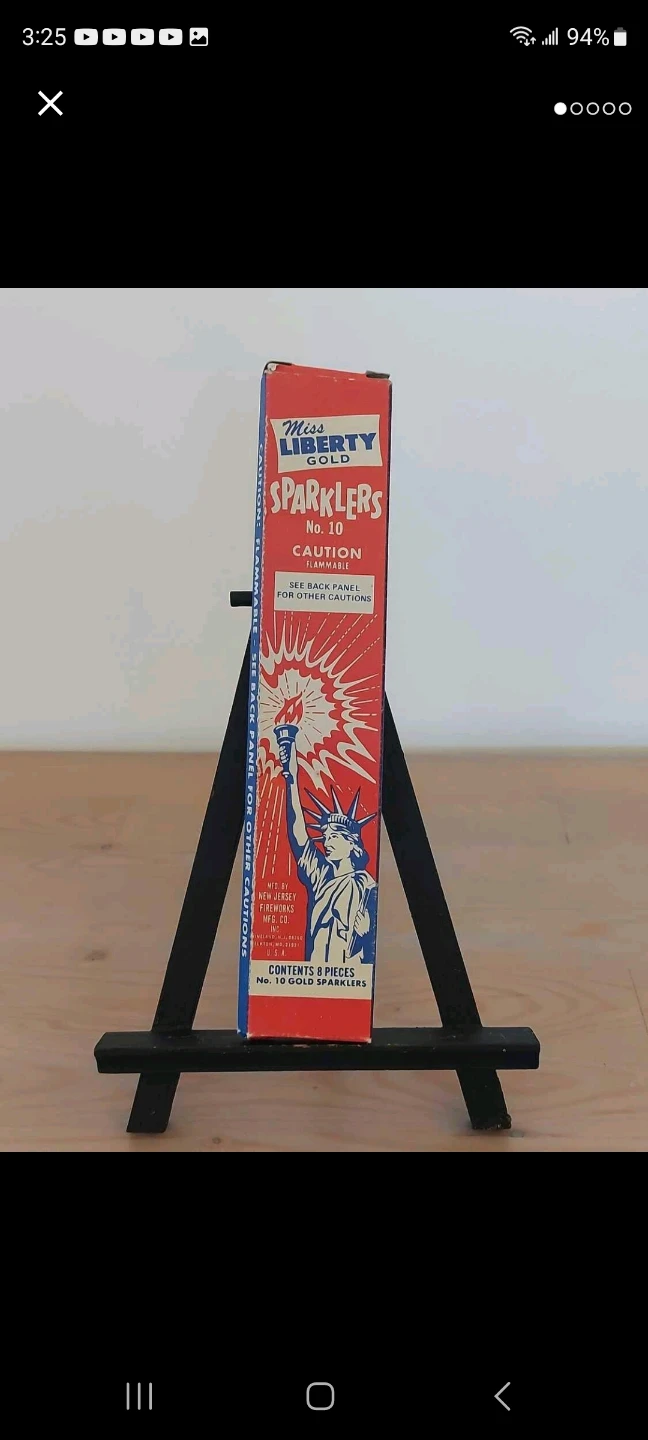 Miss Liberty Gold Sparklers No. 10