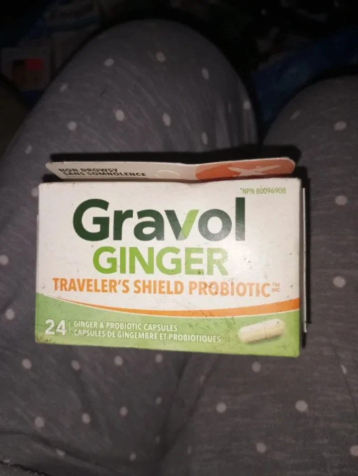 Gravol Ginger Traveler's Shield Probiotic - 24 Capsules