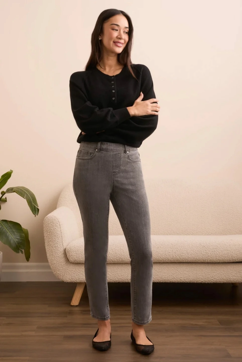 Audrey Mid Rise Pull-On Jeans - NEW!!! - photo 3
