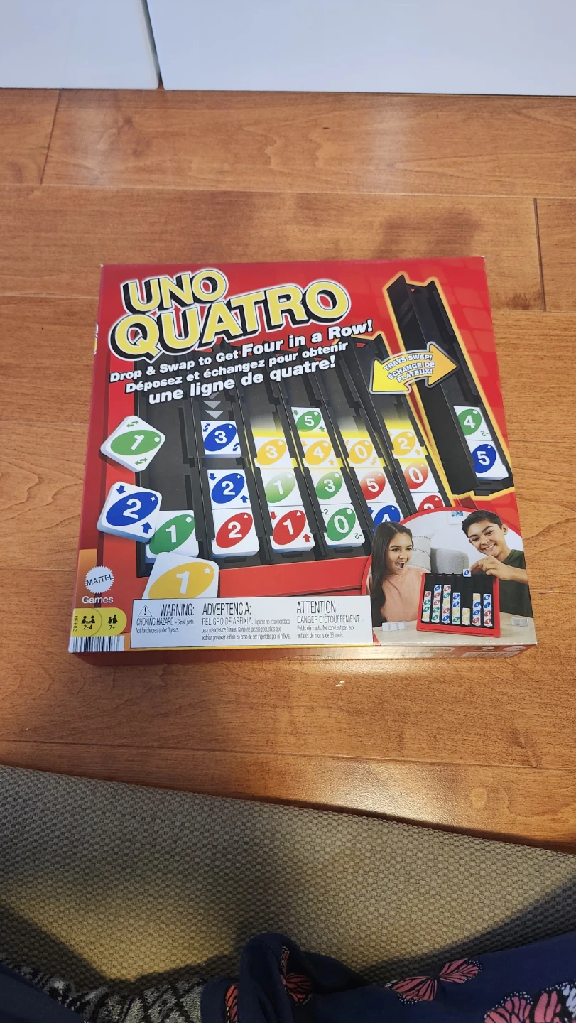 Mattel UNO Quatro Kids Game - Kids Gift - photo 3