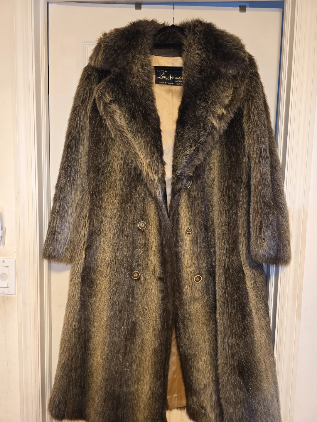 Lou Nanakos Brown Fur Coat