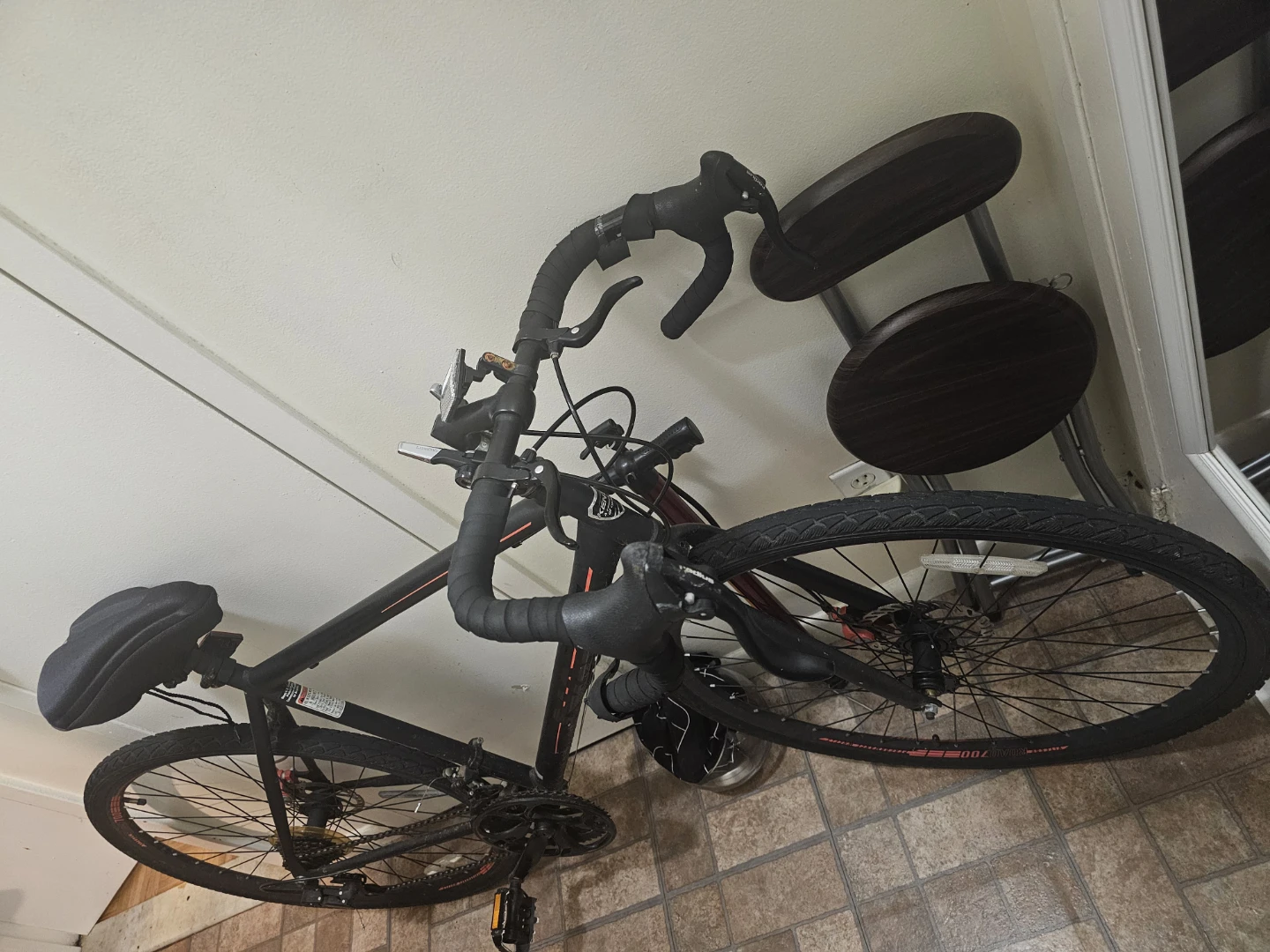Hybrid Road Bike - Black - photo 3