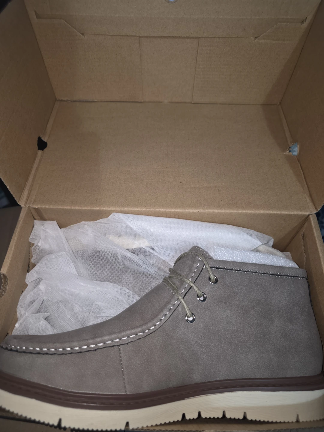 Mens Taupe Chukka Boot - New in Box