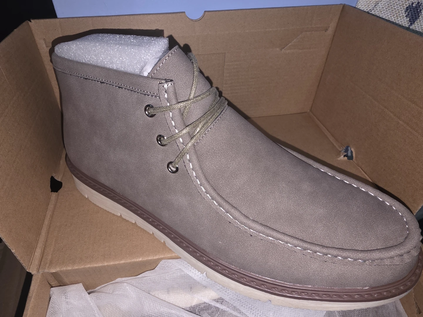 Mens Taupe Chukka Boot - New in Box - photo 2
