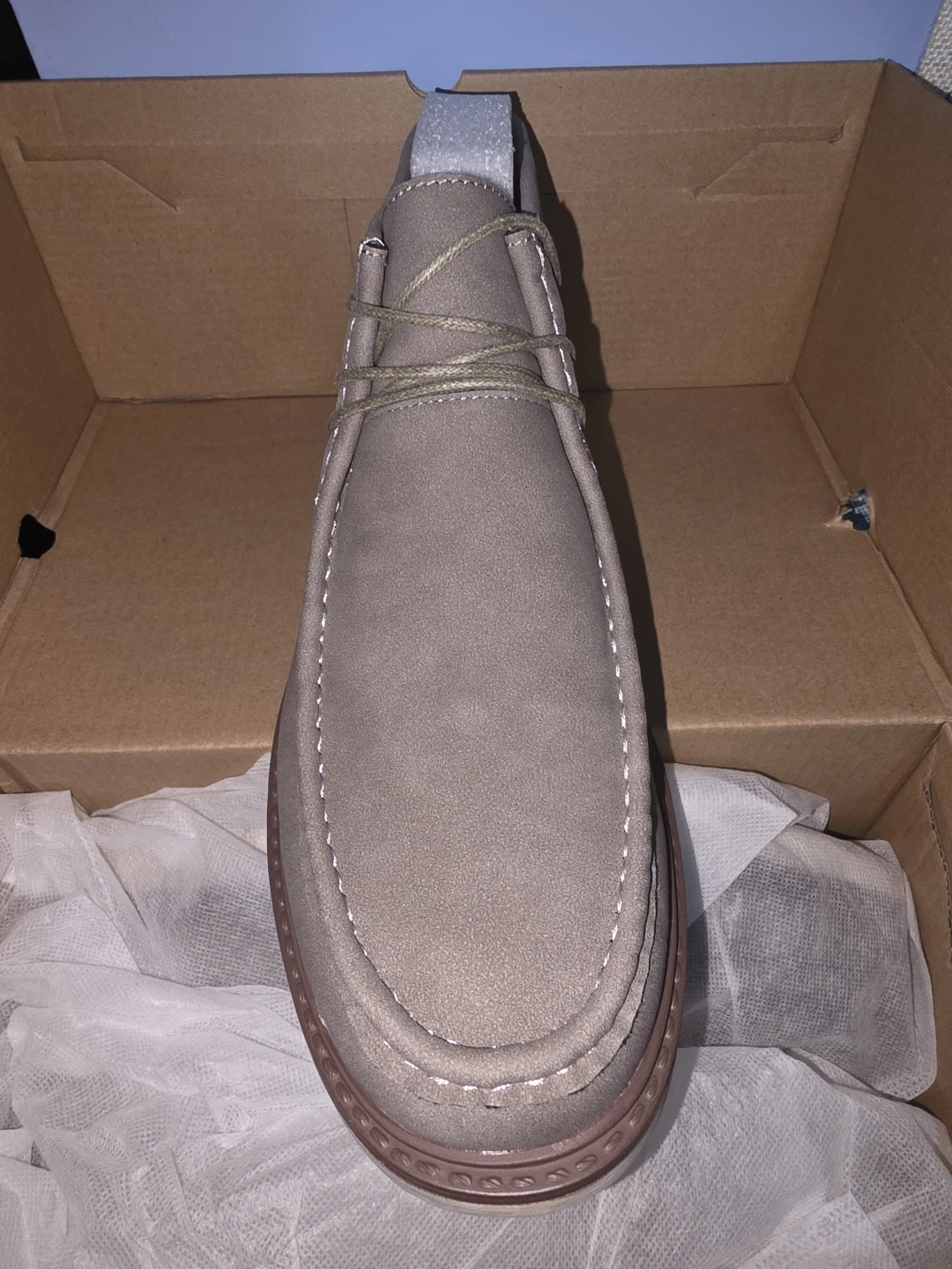 Mens Taupe Chukka Boot - New in Box - photo 4