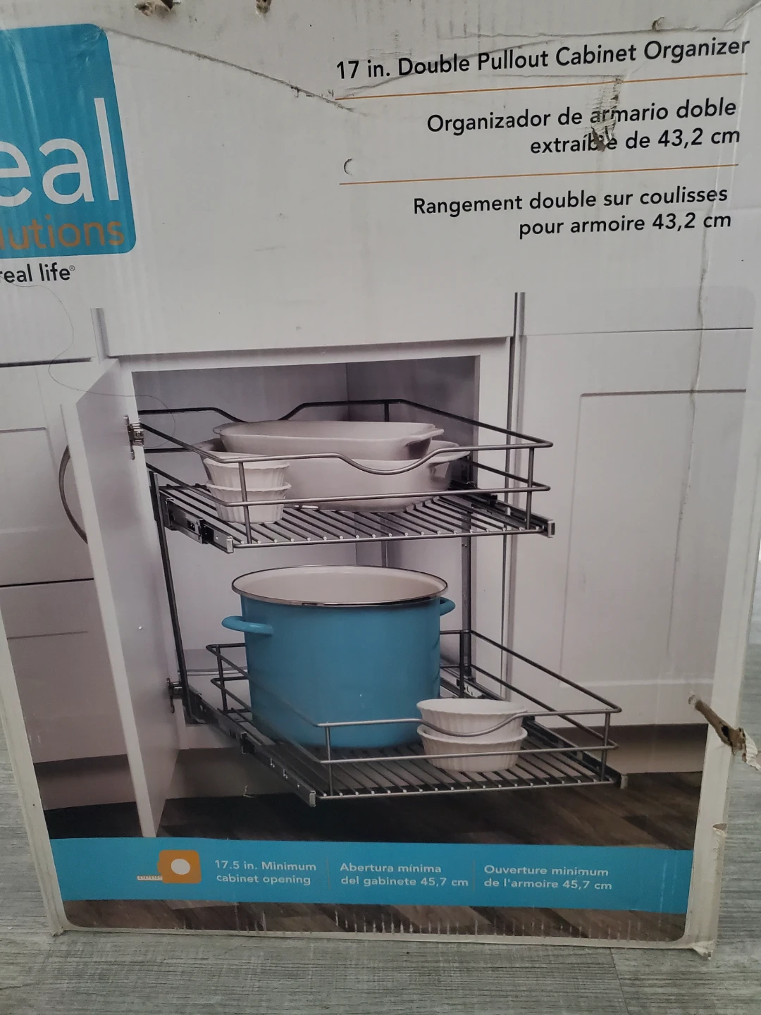 17" Double Pullout Cabinet Organizer - photo 3