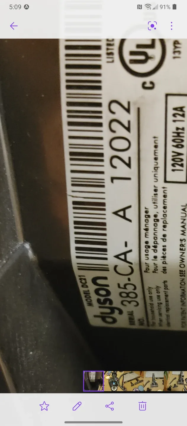 Dyson dc21 image indicator(9)