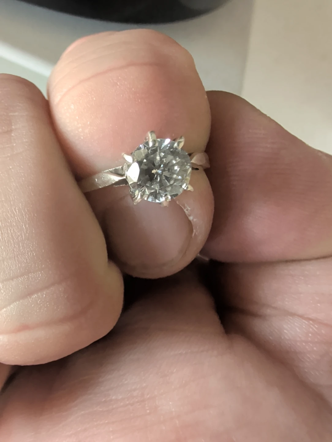 Silver Ring with Stone stamped .925 - photo 2