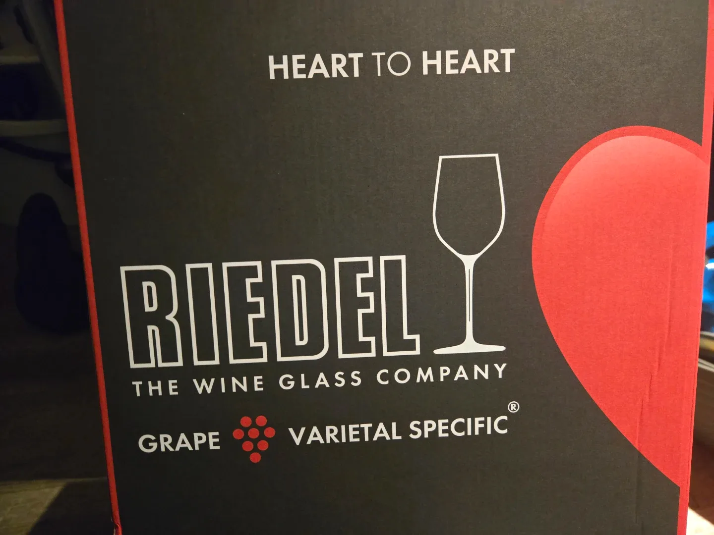 Riedel Heart to Heart Wine Glass Set