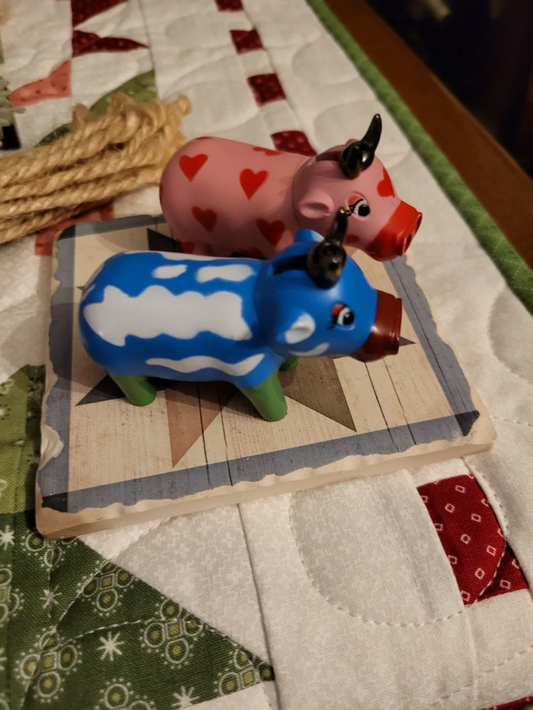Cute Novelty Refillable Cow Lighters  (Set of 2)
