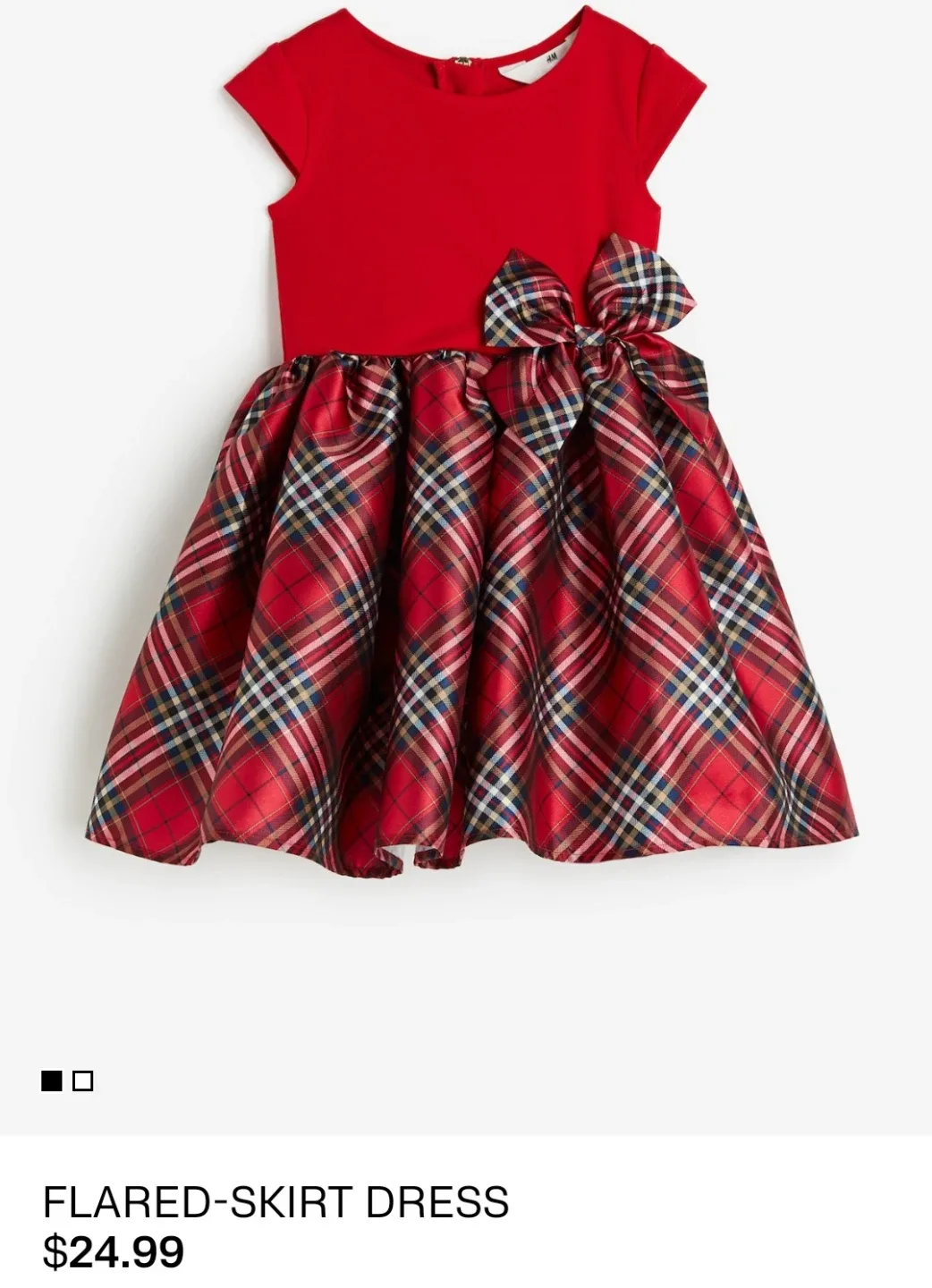 Like New H&M Party Christmas Dress 6-8T image indicator(3)