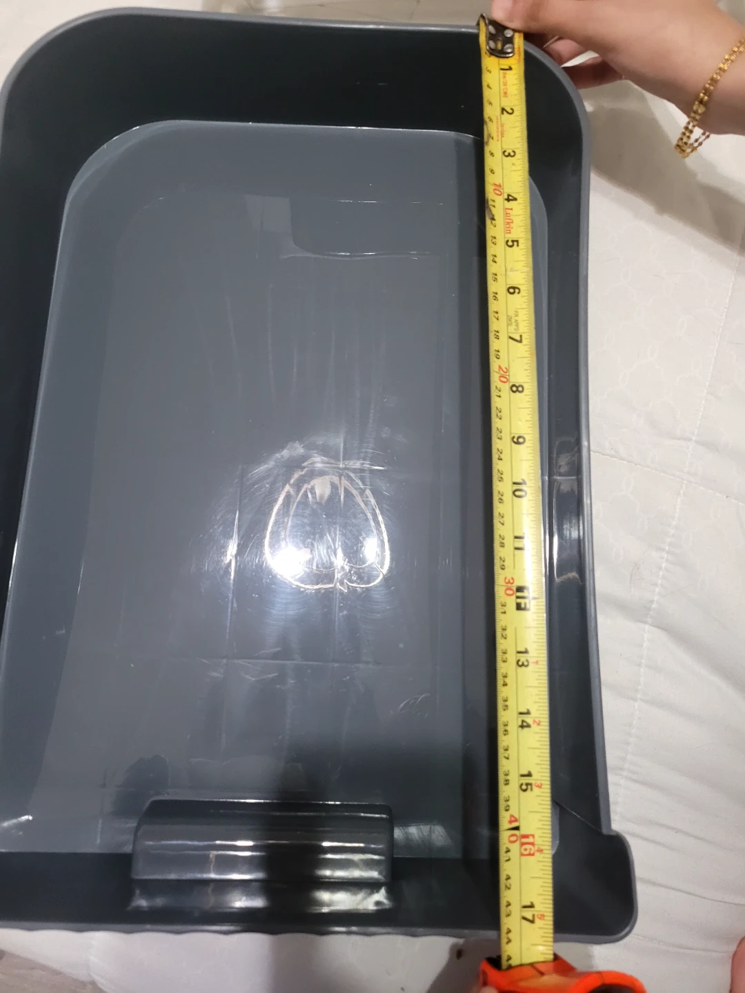 Grey Cat Litter Box - photo 3