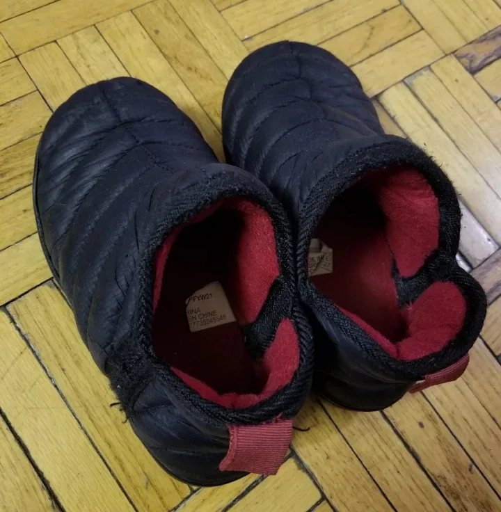 Black Puffer Mules size 11-12 #Cleanout image indicator(2)