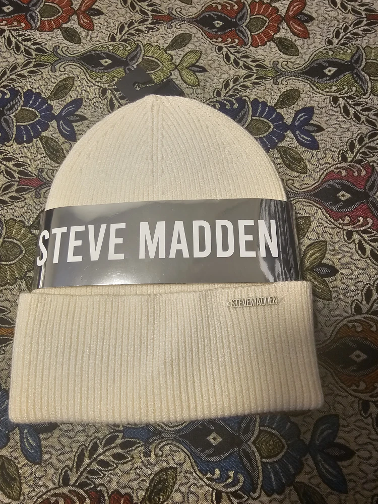 New Steve Madden Beanie - Cognac/Ivory - photo 3
