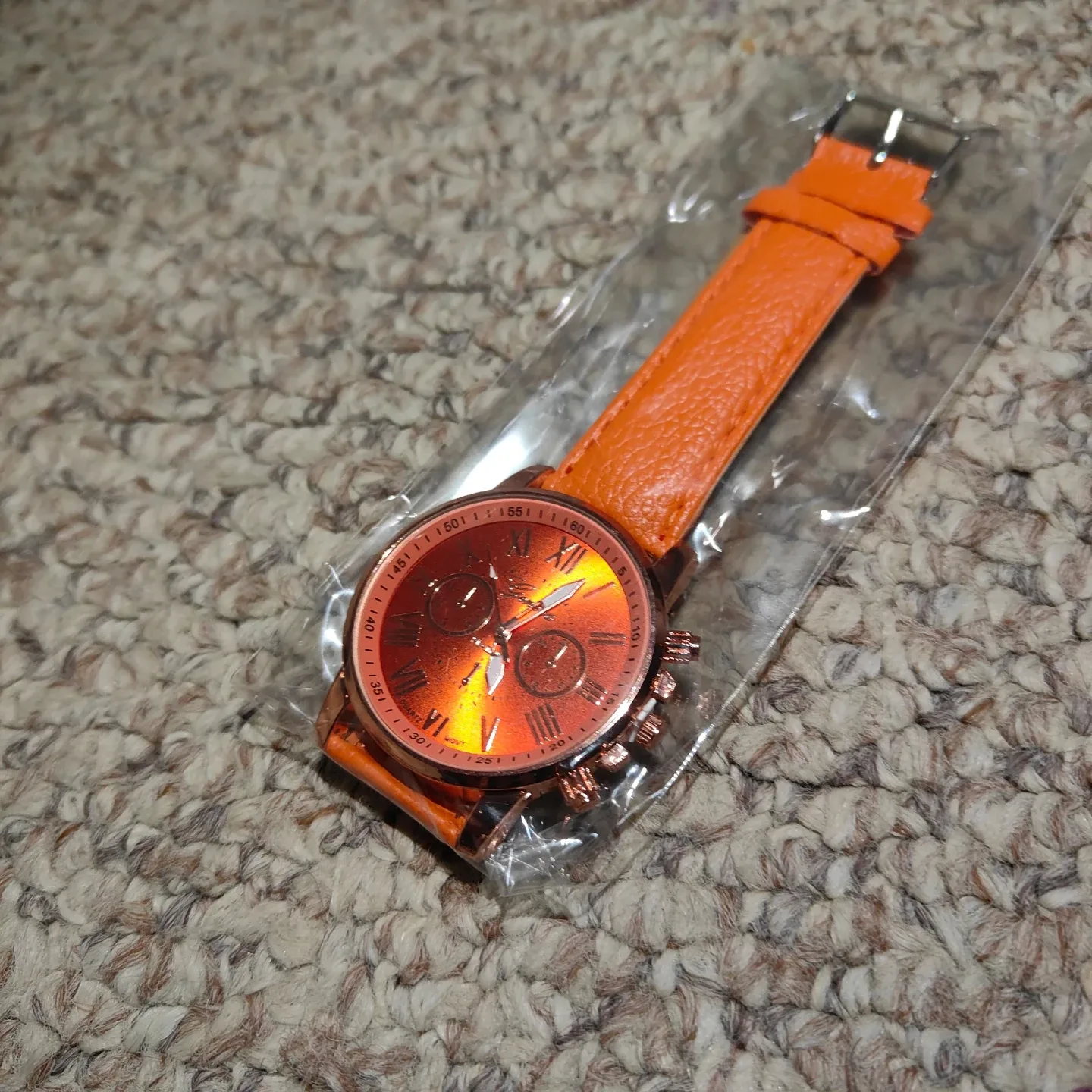 Orange Fashion Watch