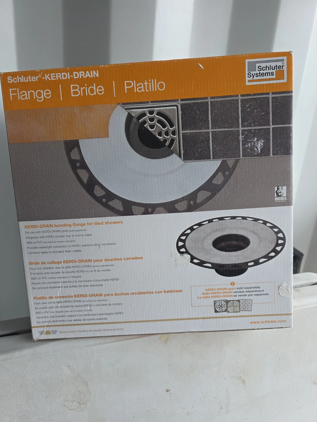Schluter Kerdi-Drain Flange - New in Box