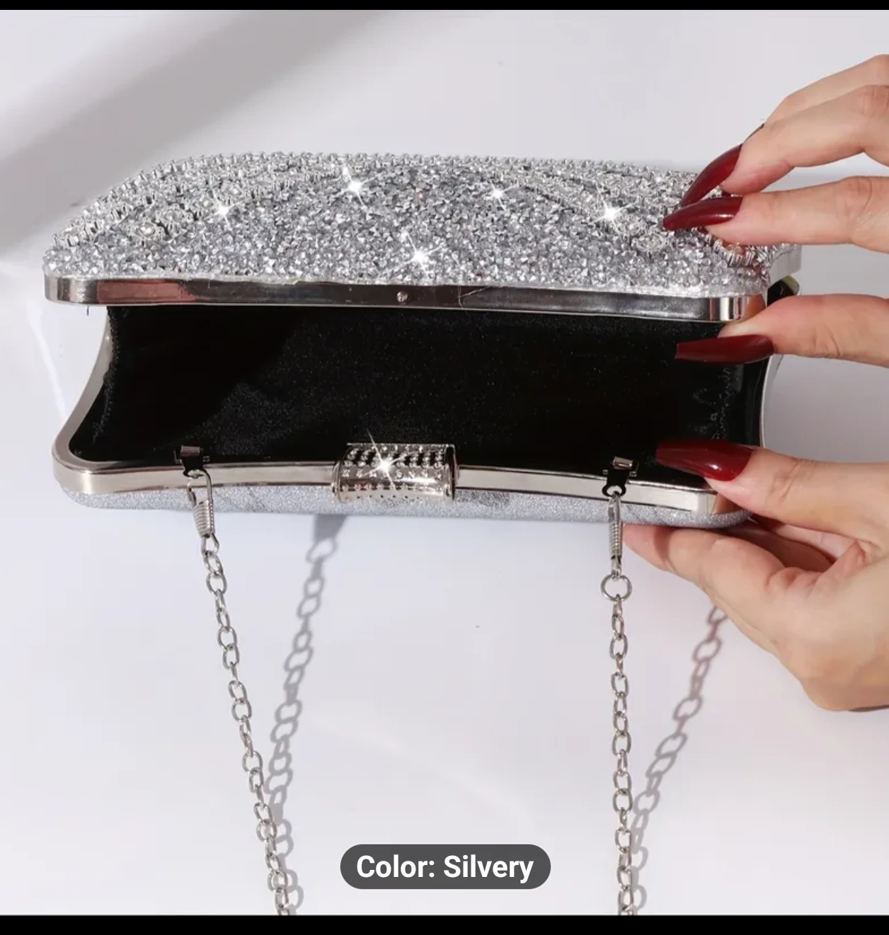 Silver Evening Clutch - photo 5