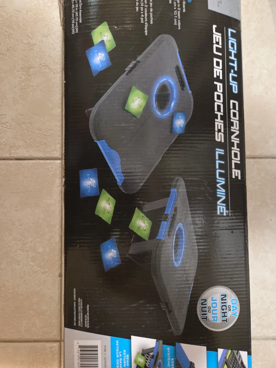 Light-Up Cornhole game