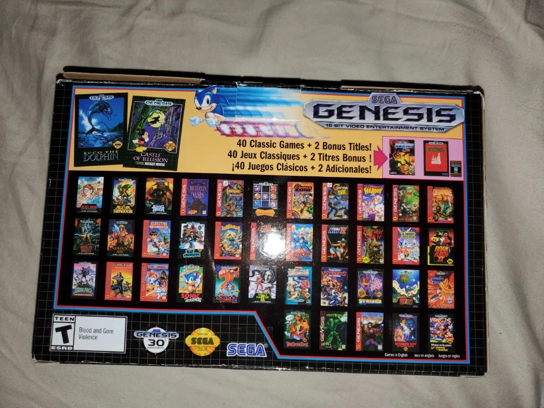 Sega Genesis Mini 16-bit Video Game System - photo 2