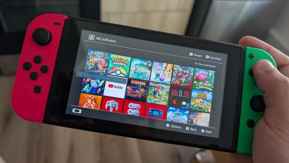 Nintendo Switch Bundle w/ Pro Controller & Zelda Case image indicator(4)