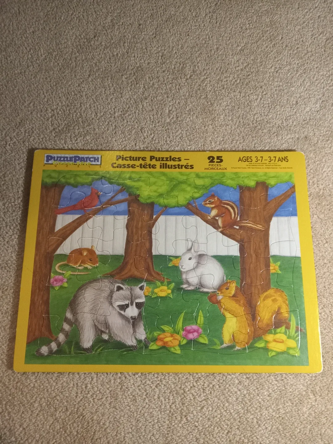 Vintage Puzzle Patch Picture Puzzle - 25 Pieces