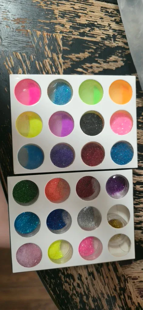 Glitter Powder Palette Set - Nail Art, Makeup