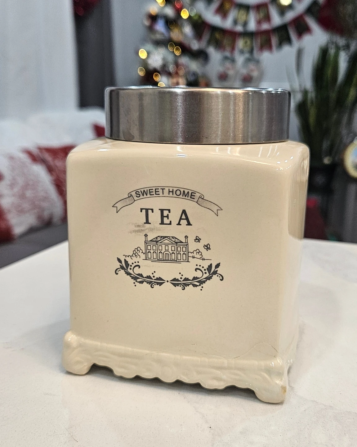 Tea Porcelain Canister - photo 2