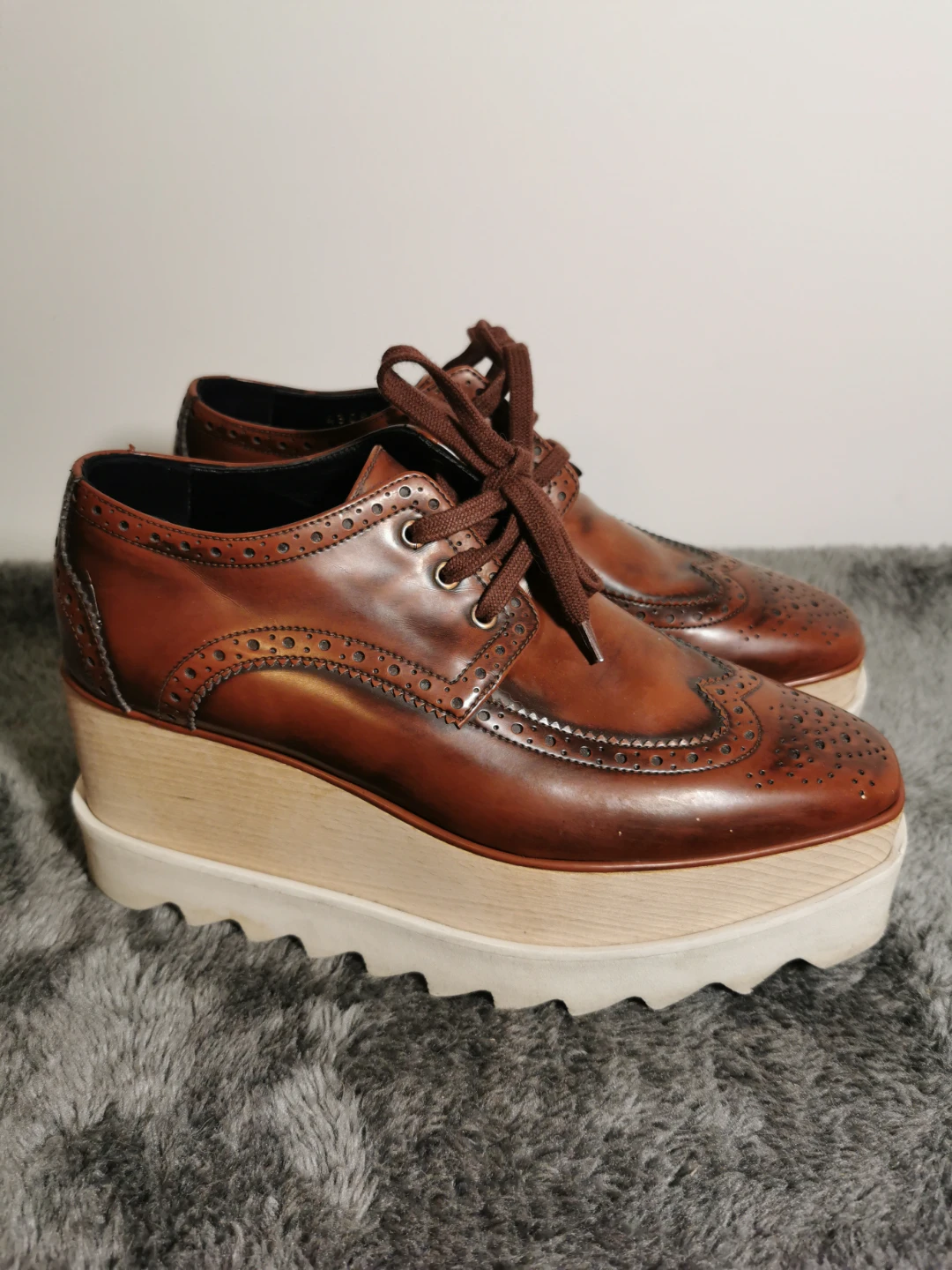 Stella McCartney Platform Oxford Shoes - Size 35 - photo 2
