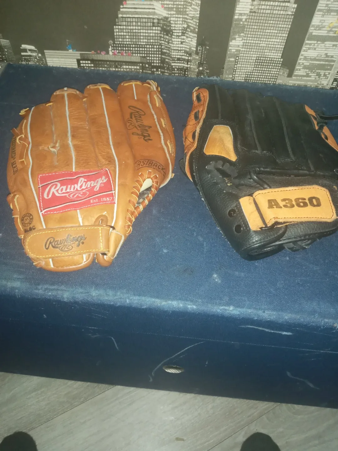Rawlings & Wilson Baseball Gloves