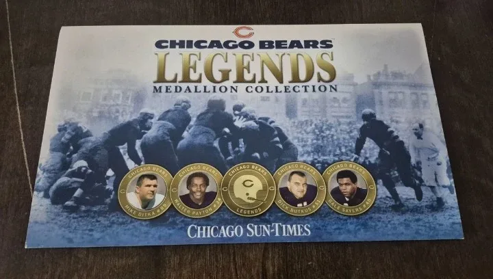 Chicago Bears Legends Medallion Collection