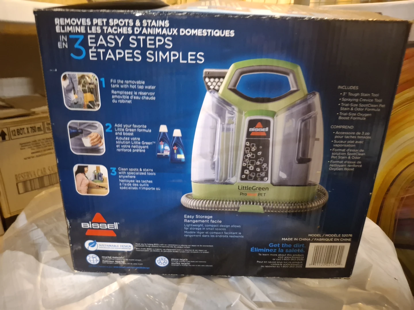 Bissell Little Green Proheat Pet Carpet Cleaner - photo 3