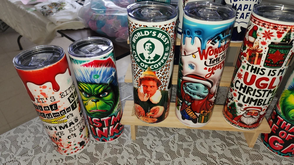 Christmas Themed Tumblers