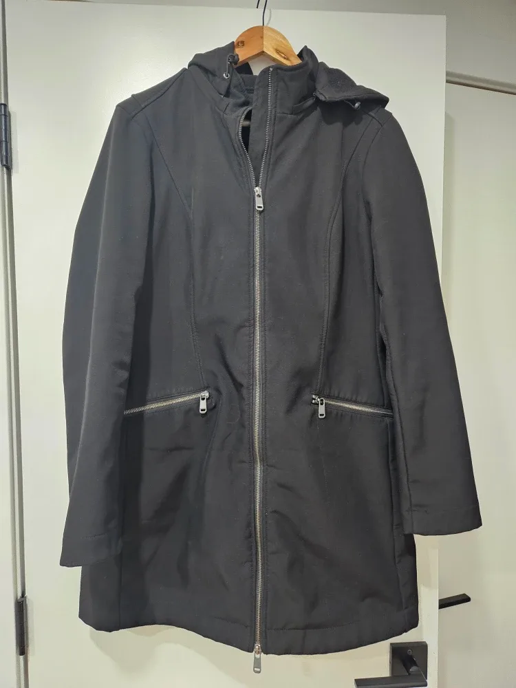 Reitmans Black Hooded Jacket - Size L