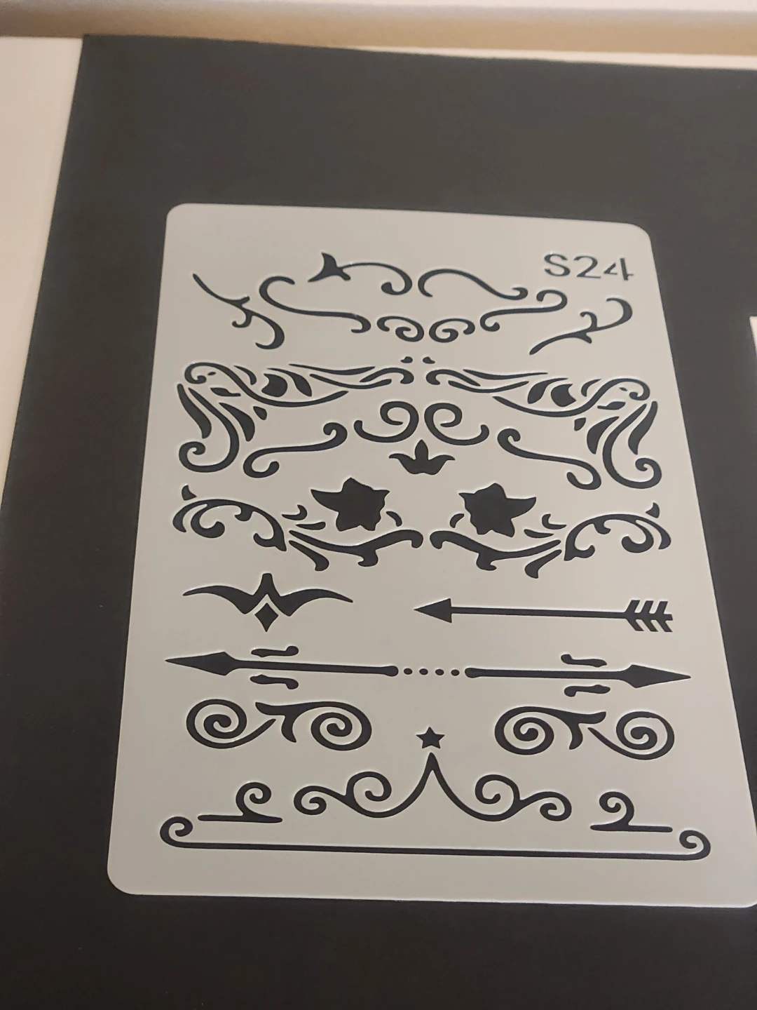 Moonster genuine leather pouch and Craft Stencils - photo 2