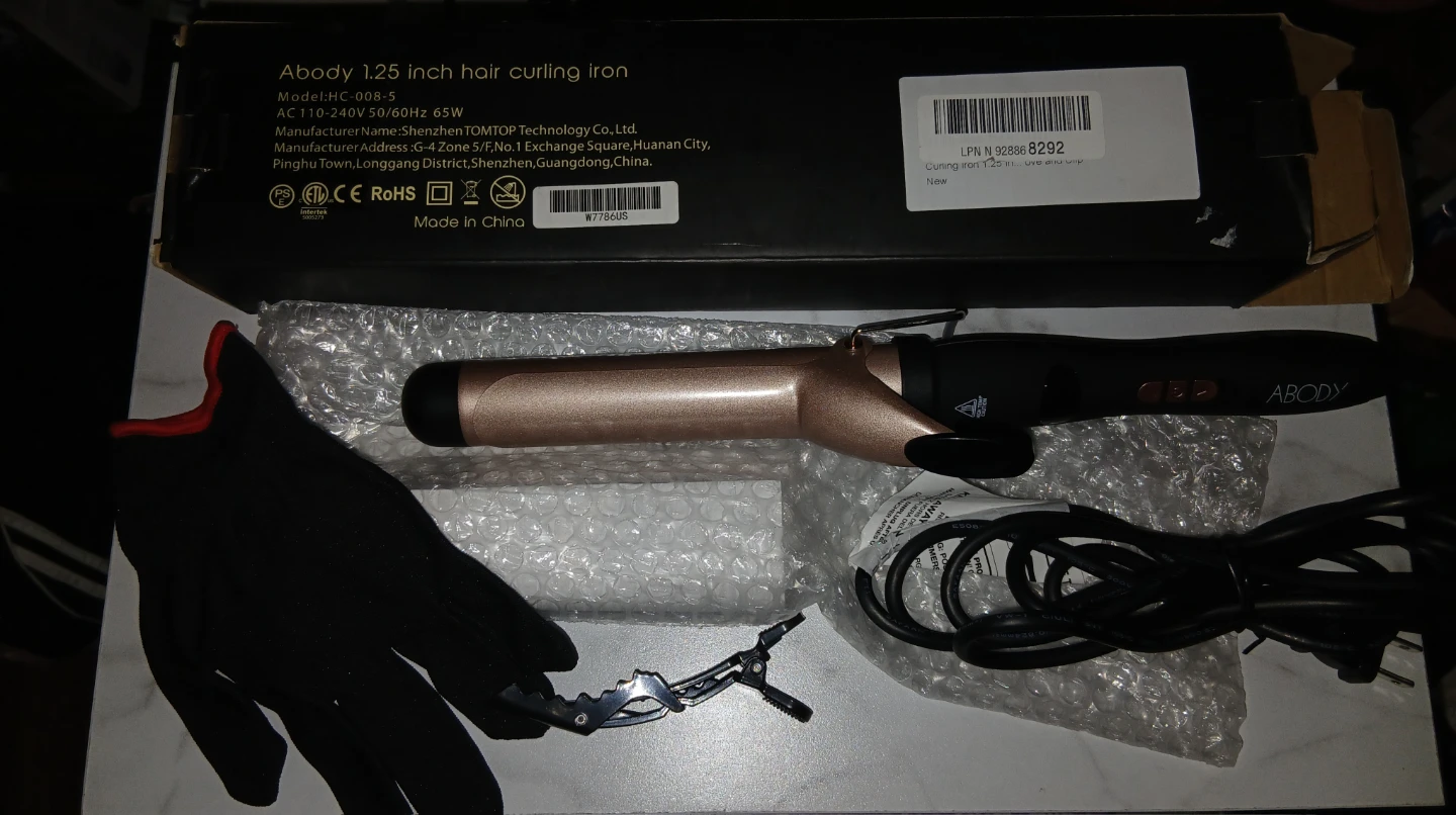 ABODY 1.25 inch Hair Curling Iron - photo 2