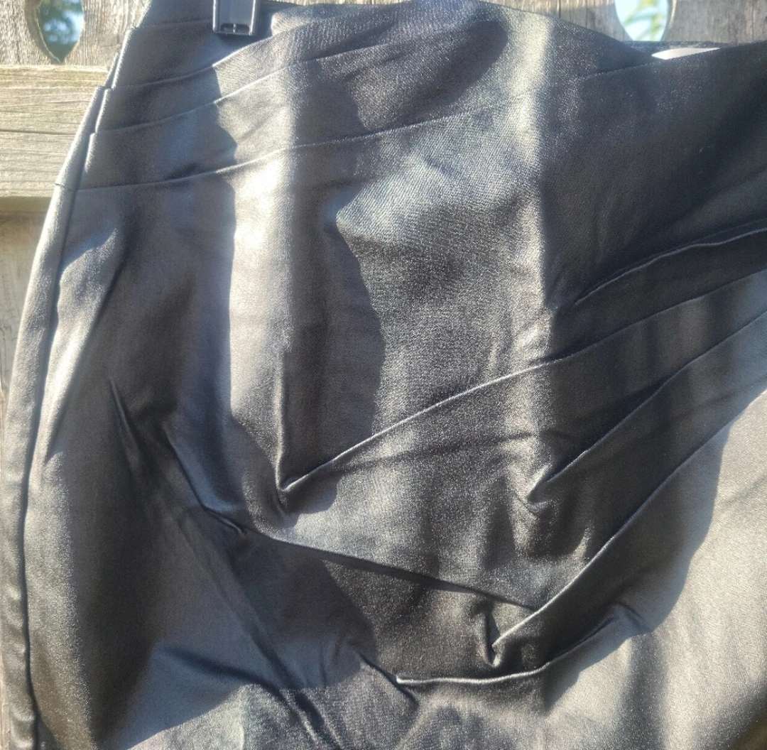 Luxxel Black faux leather Skirt - photo 3