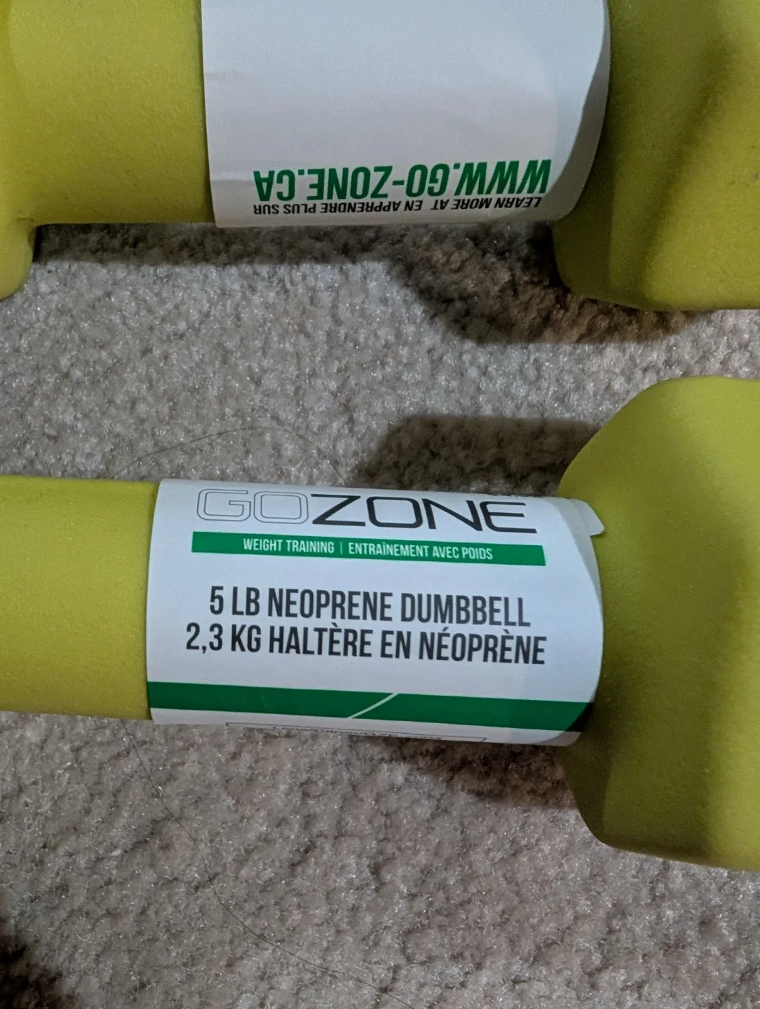 Brand New 5 LB Dumbbell Set image indicator(2)