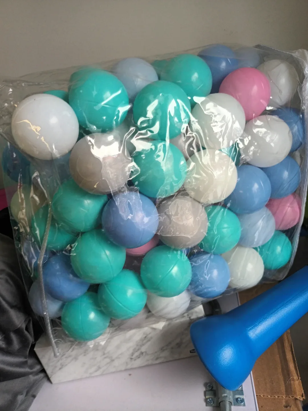 Bag of Colourful Plastic Play Balls