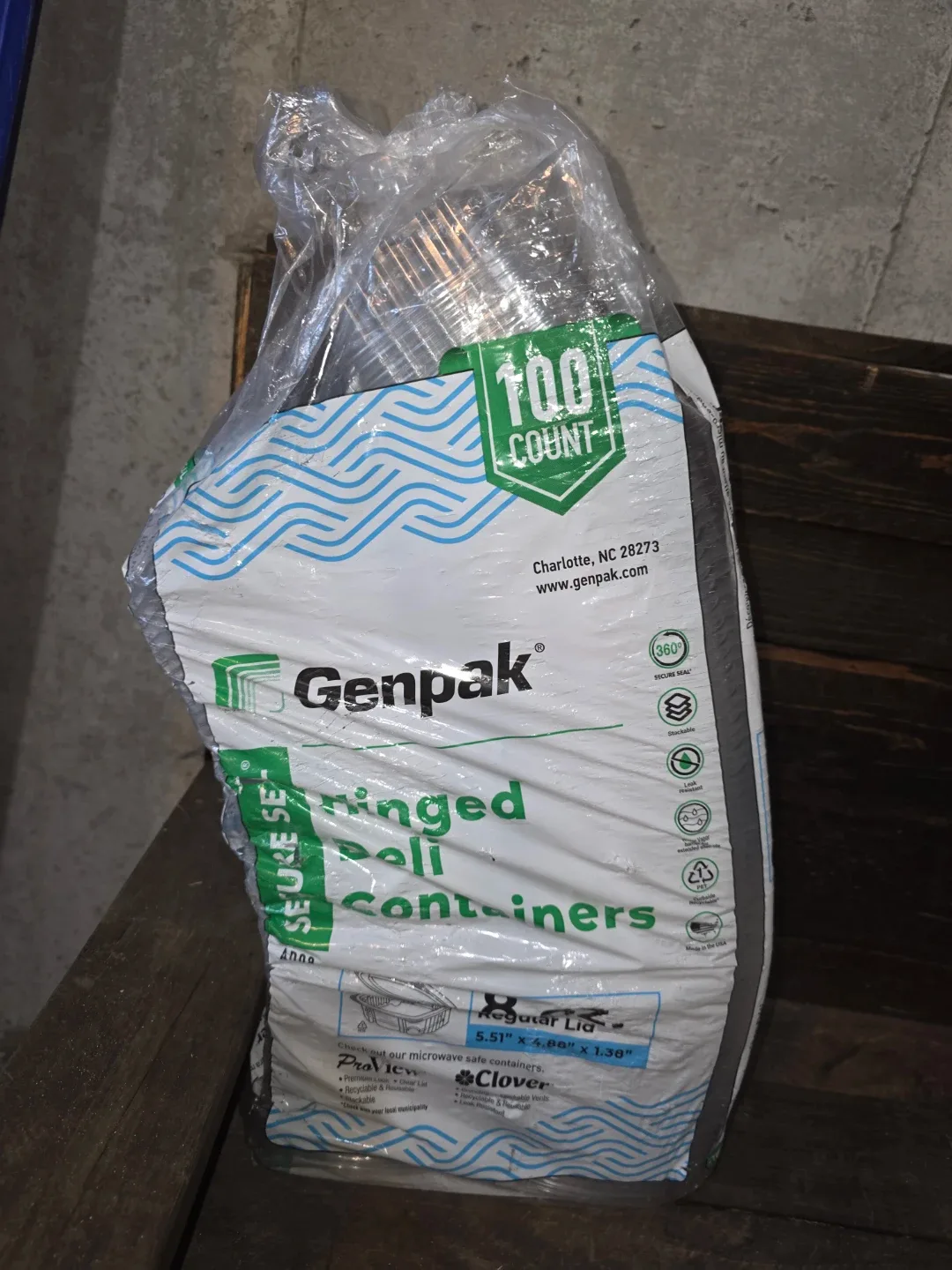 Genpak Hinged Deli Containers, 100 Count image indicator(2)