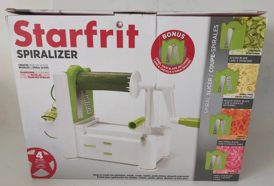 Patty maker, spiralizer, mug image indicator(4)