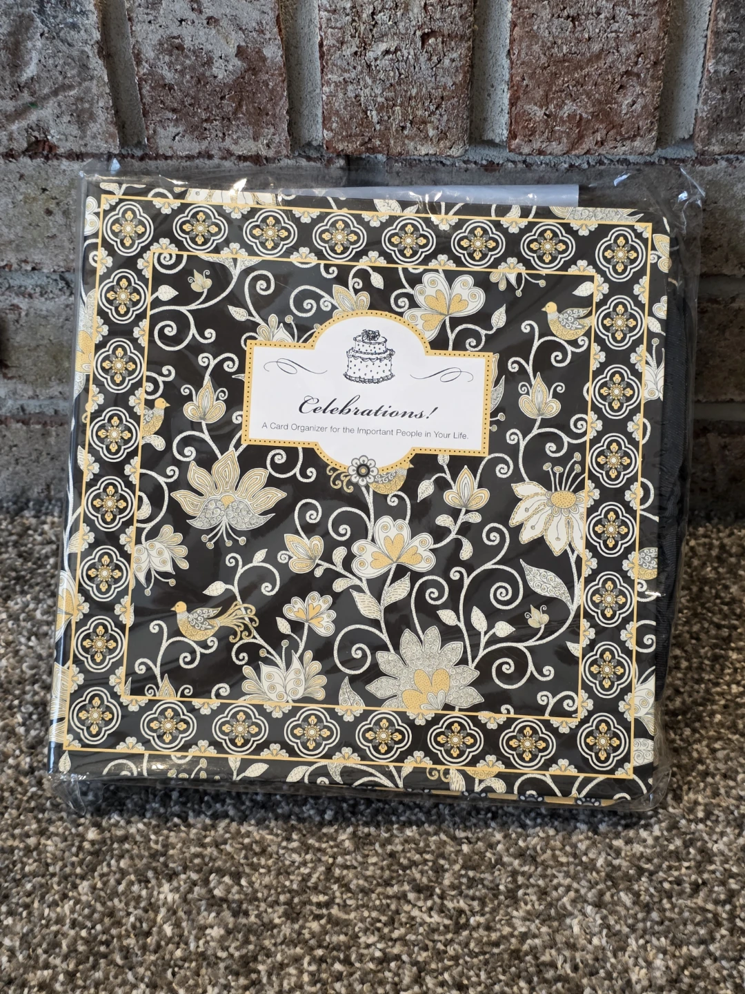 Vera Bradley Yellow Bird Celebrations! Card Organizer!