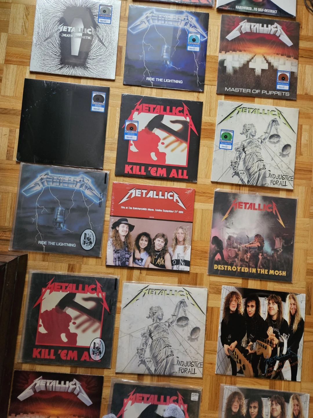 Metallica Vinyl Records Collection