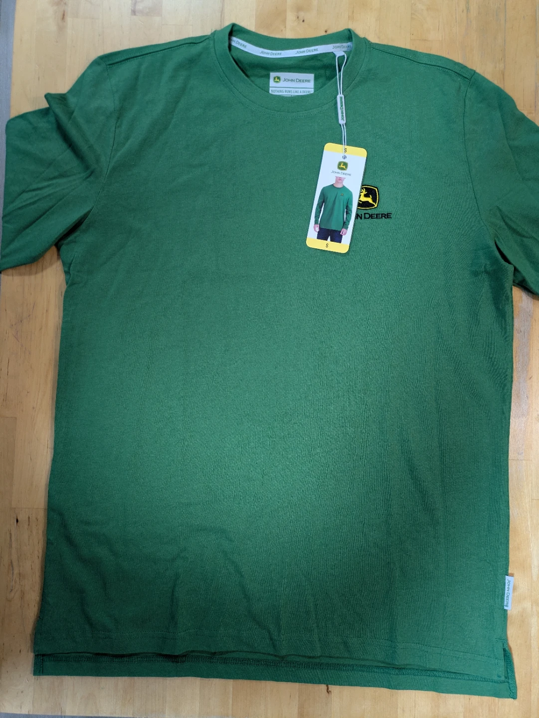 New John Deere Green T-Shirt - Size Men's S