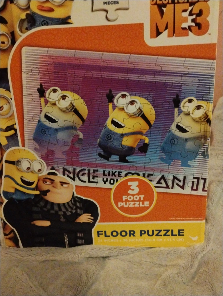 #Cleanout Despicable Me 3 Floor Puzzle - 3 Foot
