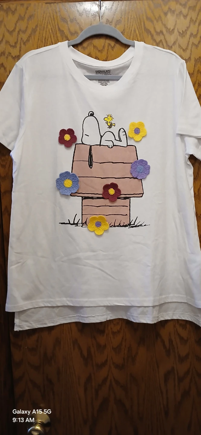 Peanuts Snoopy White T-Shirt - XL