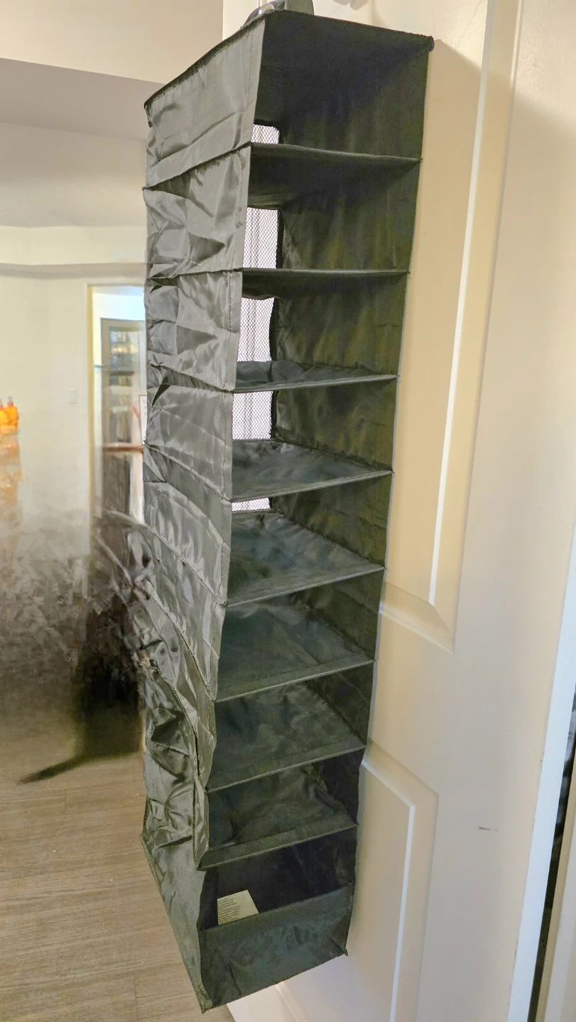 Hanging Closet Organizer - Black