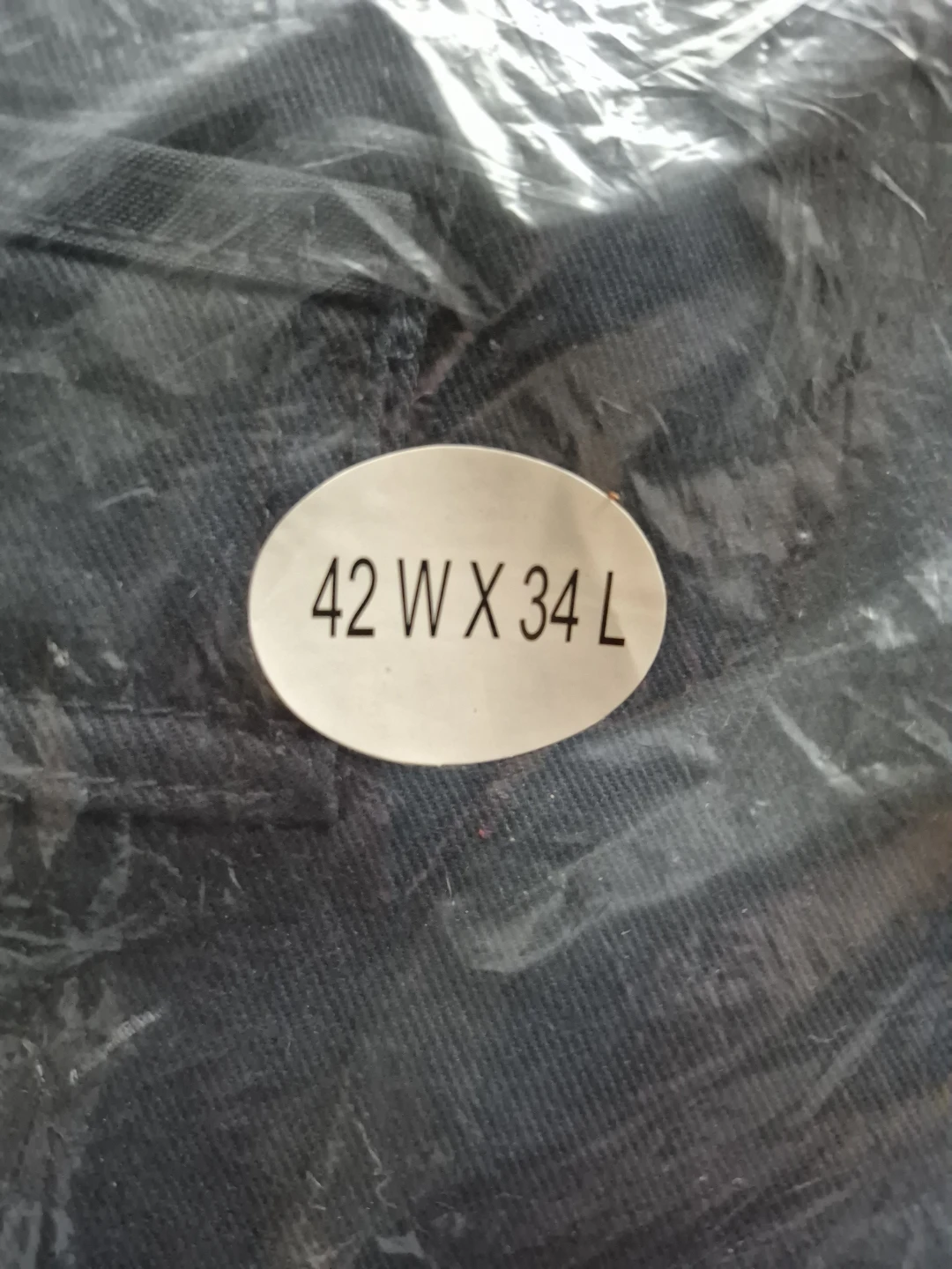 New Tough Duck Cargo Pants - Navy, 42x34 - photo 3