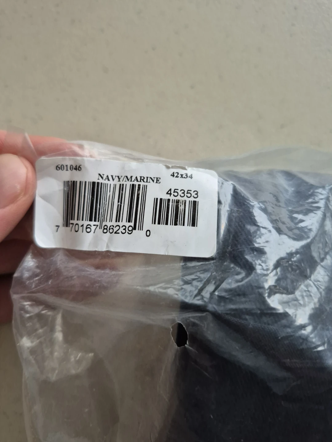 New Tough Duck Cargo Pants - Navy, 42x34 - photo 4